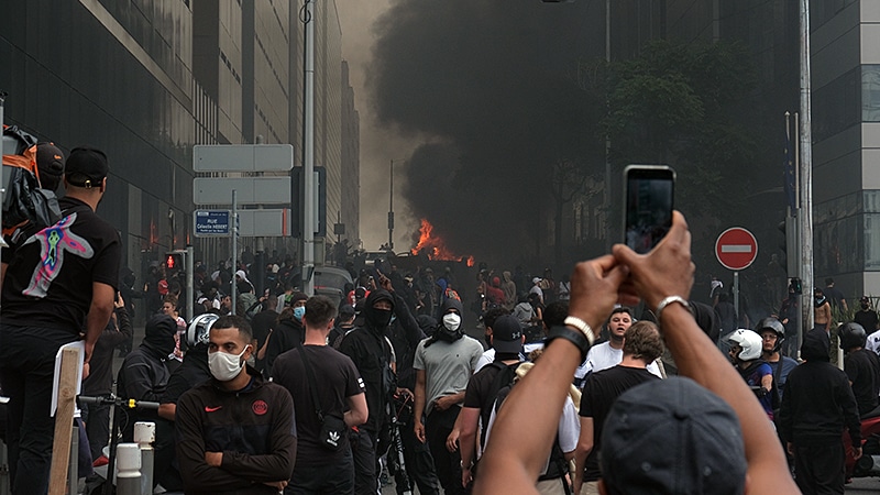 Frankreich Straßengewalt