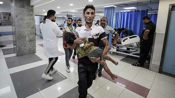 Krankenhaus Gaza Israelische Armee Angriff