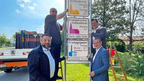 penzberg moschee verkehrsschild