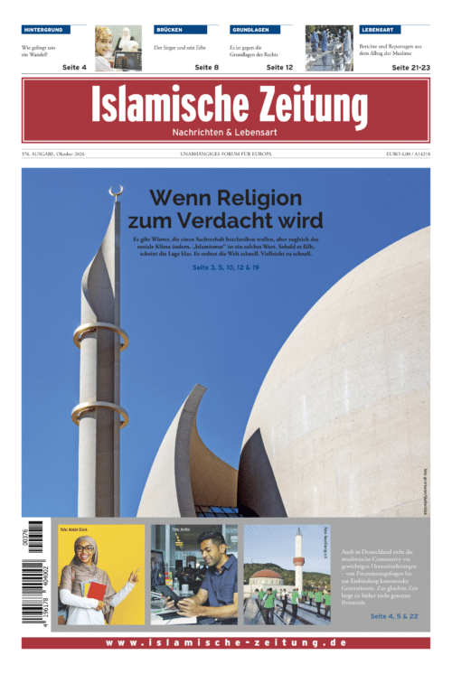 Islamische Zeitung Nr. 376 – Titelseite
